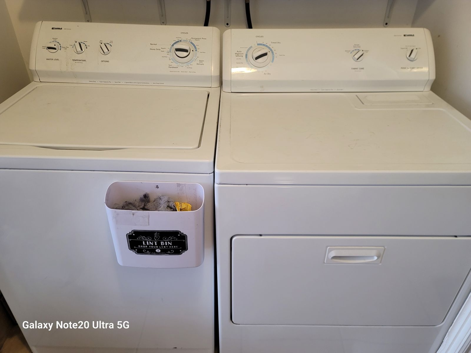 Washer and Dryer