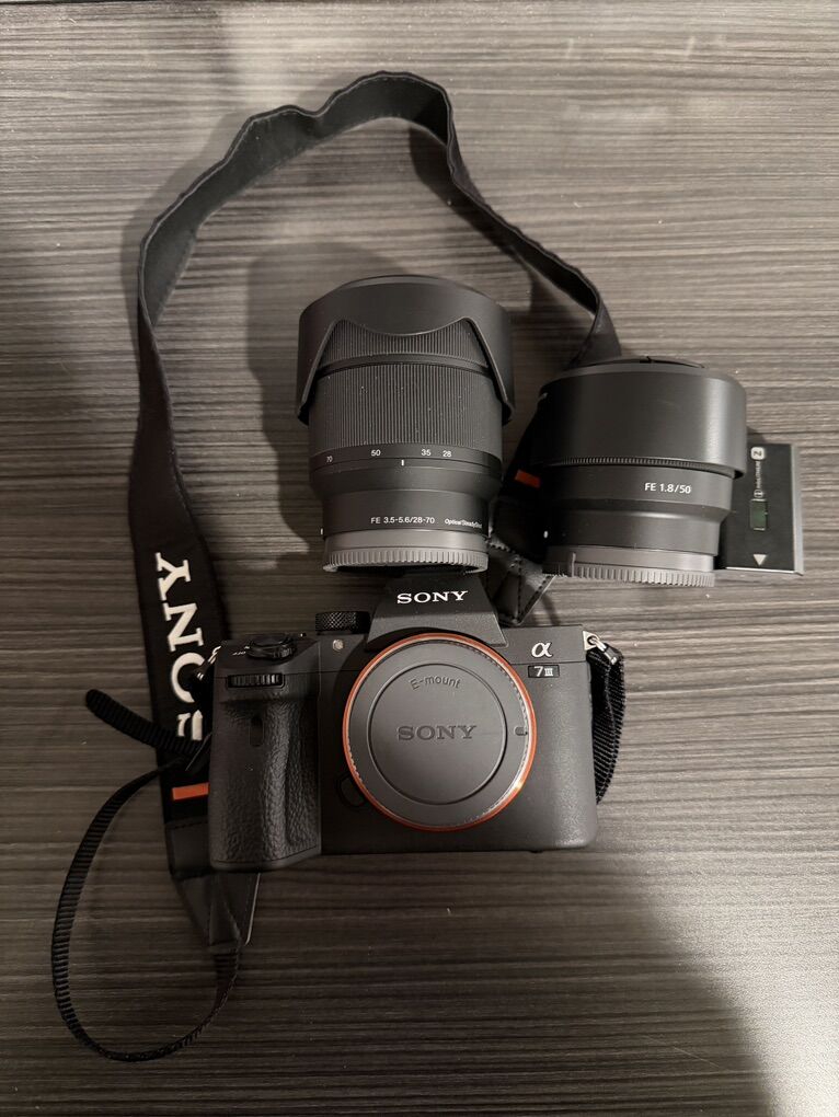 Sony A7III Full Frame Camera Creator Kit