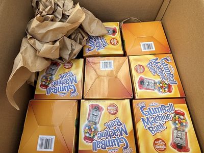 Box of 9-inch Classic Carousel Gumball Machines