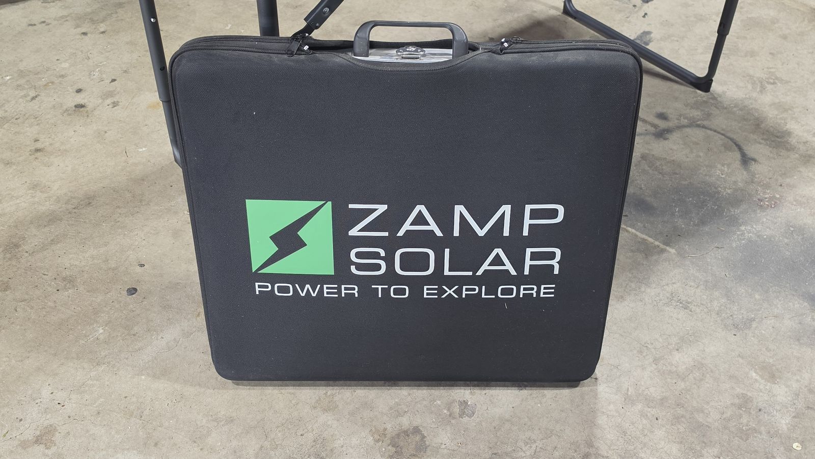 Zamp Solar 140 Watt Portable Solar Kit with ballistic nylon protective case.