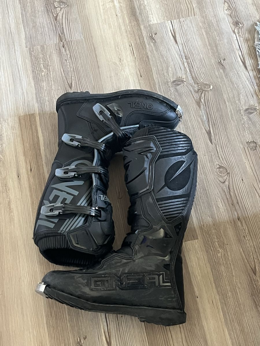 O'Neal Rider Motocross Boots MX ATV Dirt Bike Riding Shoes Black