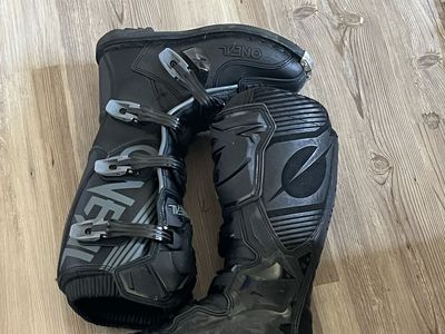 O'Neal Rider Motocross Boots MX ATV Dirt Bike Riding Shoes Black