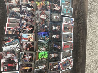 NBA Basketball Card Lot – 80+ Rookie, Prizm, Optic, Select, Hoops & Mosaic Cards