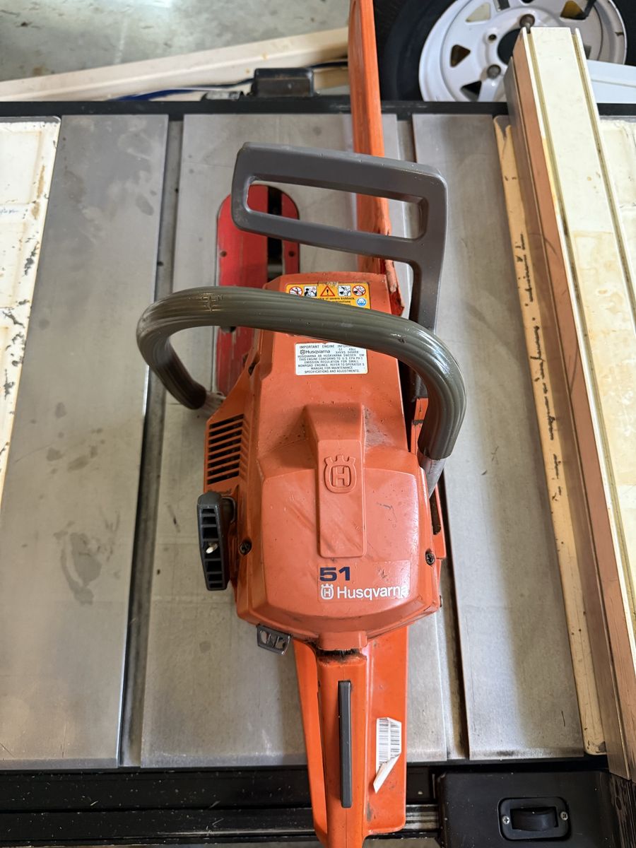 Husqvarna 51 and craftsmen 42cc chainsaws for sale.
