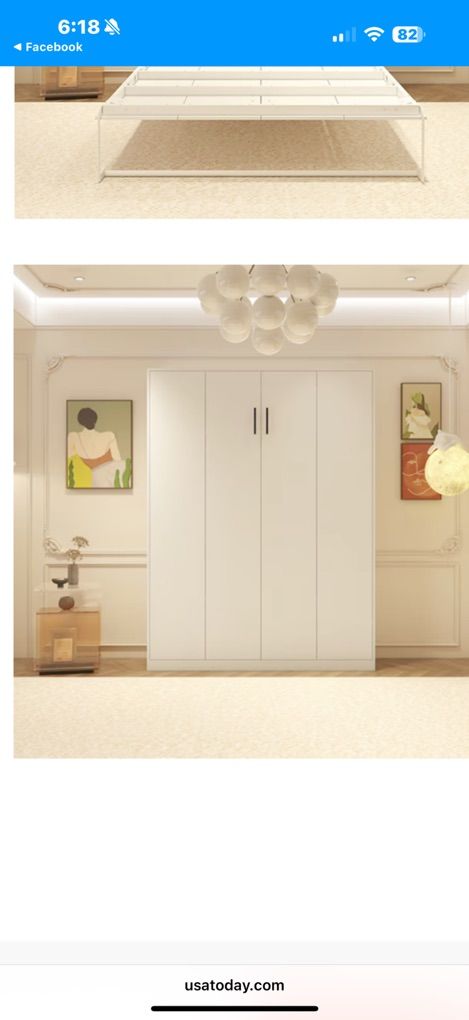 New Queen Size Murphey Bed