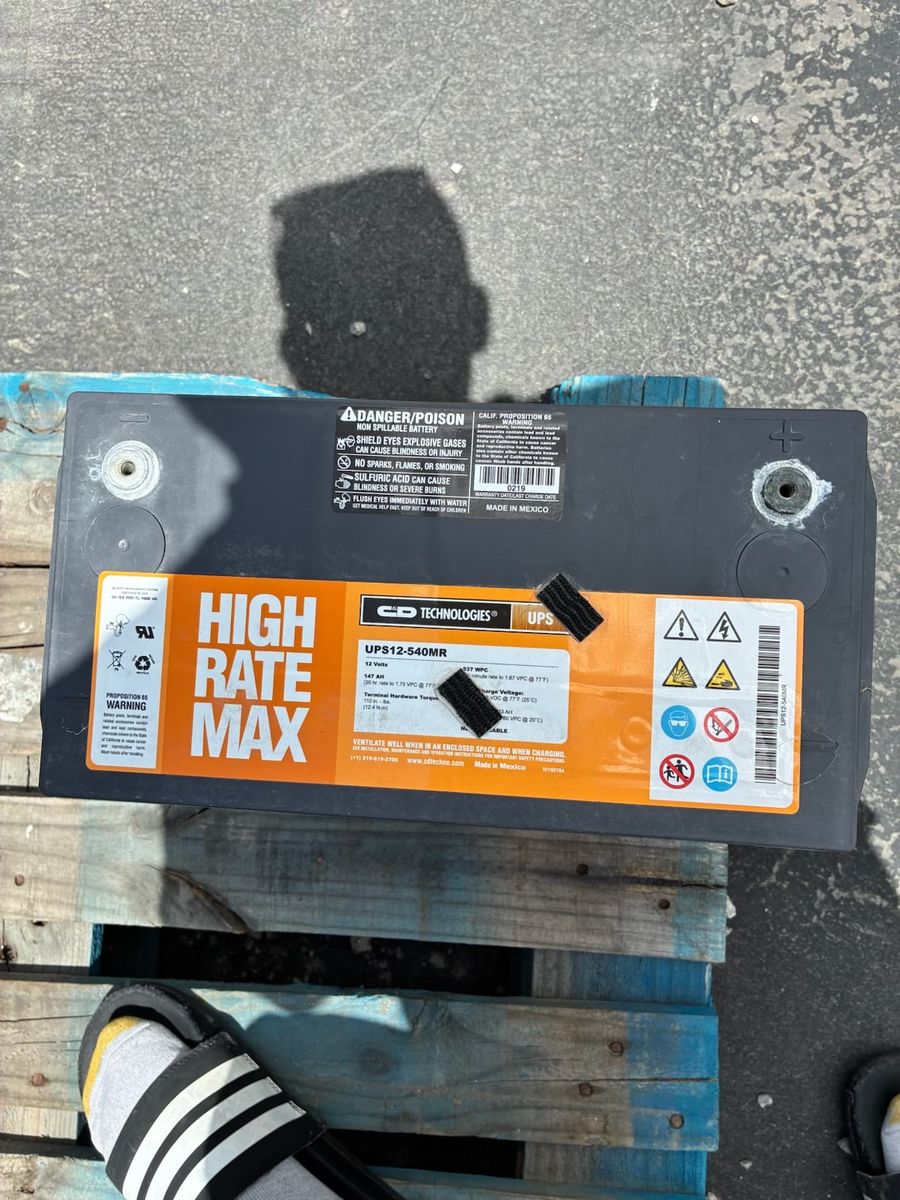 12V 149Ah C&D AGM Batteries — UPS / Solar / Off-Grid / Backup Power