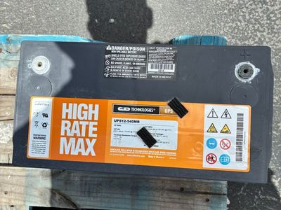12V 149Ah C&D AGM Batteries — UPS / Solar / Off-Grid / Backup Power
