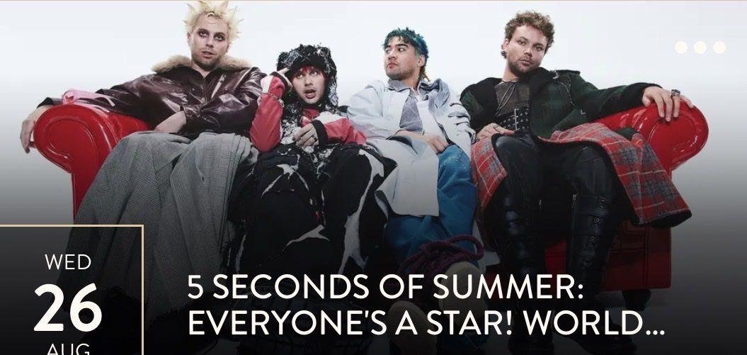 5 Seconds of Summer VIP concert tickets