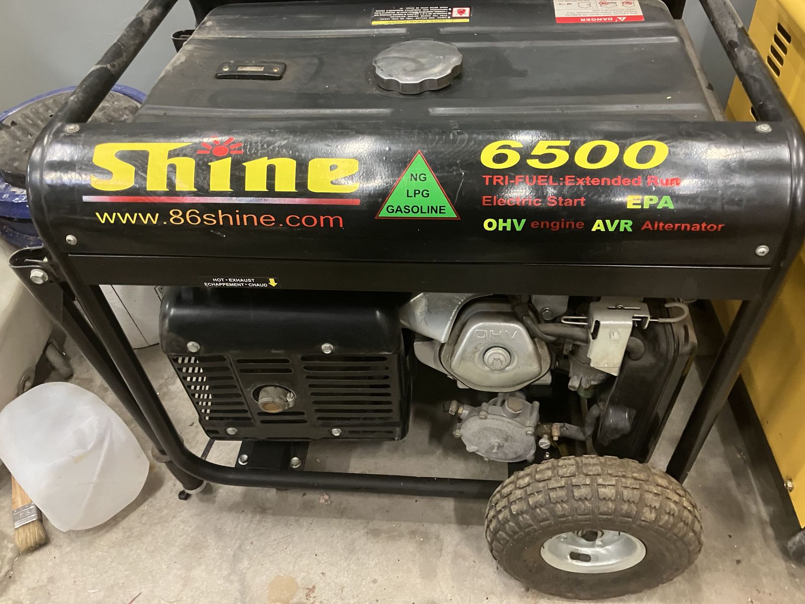 TriFuel 13 HP Electric Start Motor