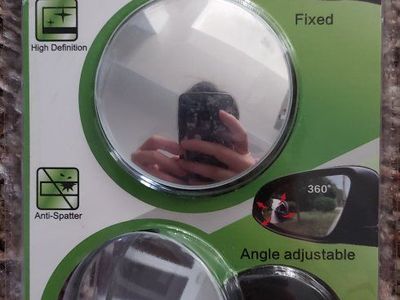 2-Way Angle Adjustable Blind Spot Mirror (2-Pack)