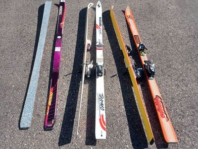 Winter Snow Skis and Bindings