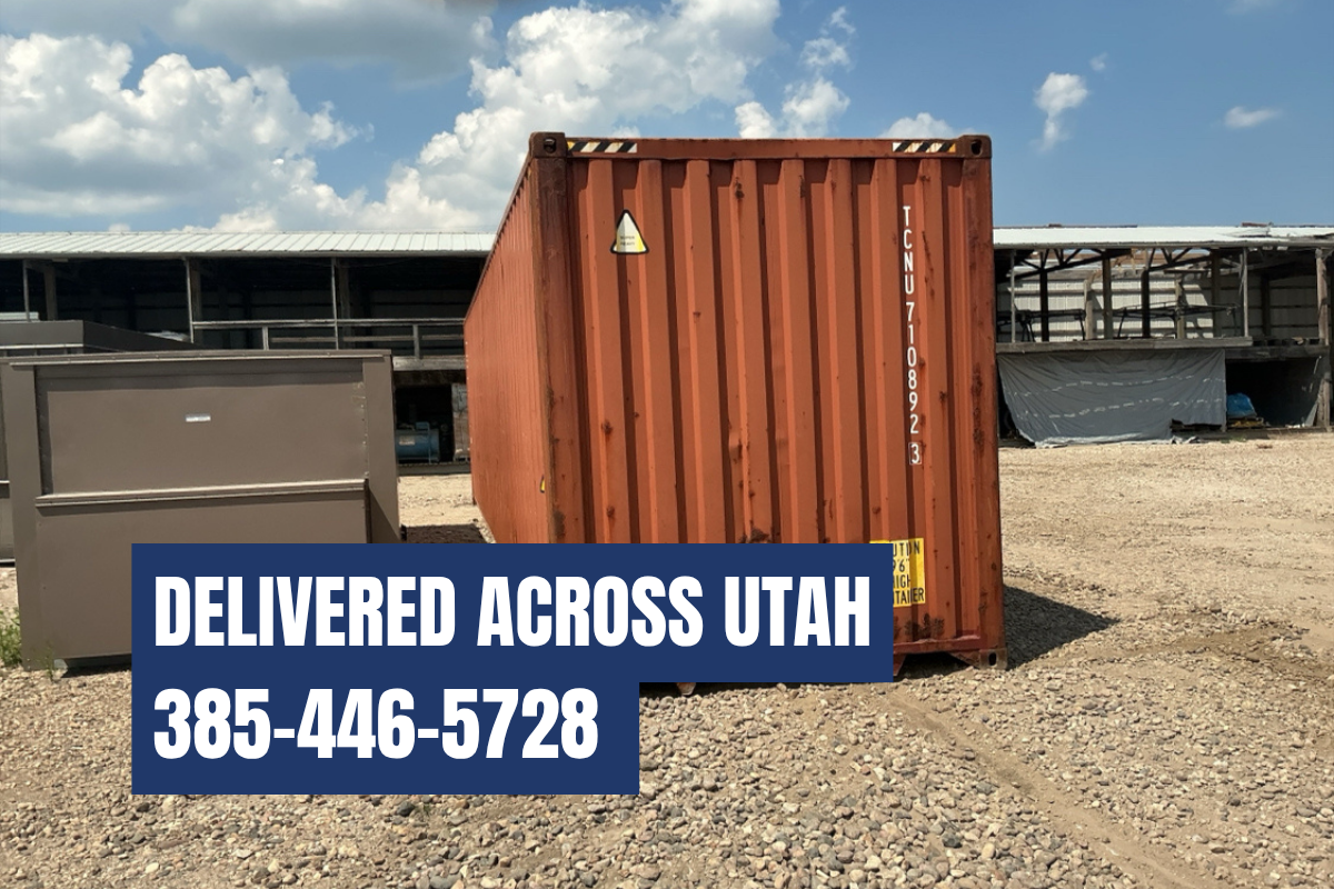 20' Used Shipping Container – Backyard Storage Solution – Fast Delivery