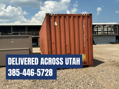 20' Used Shipping Container – Backyard Storage Solution – Fast Delivery