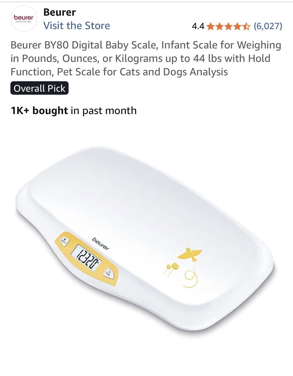 Baby scale Beurer BY80