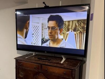 LG 60” Smart TV w/Back Lighting Kit installed