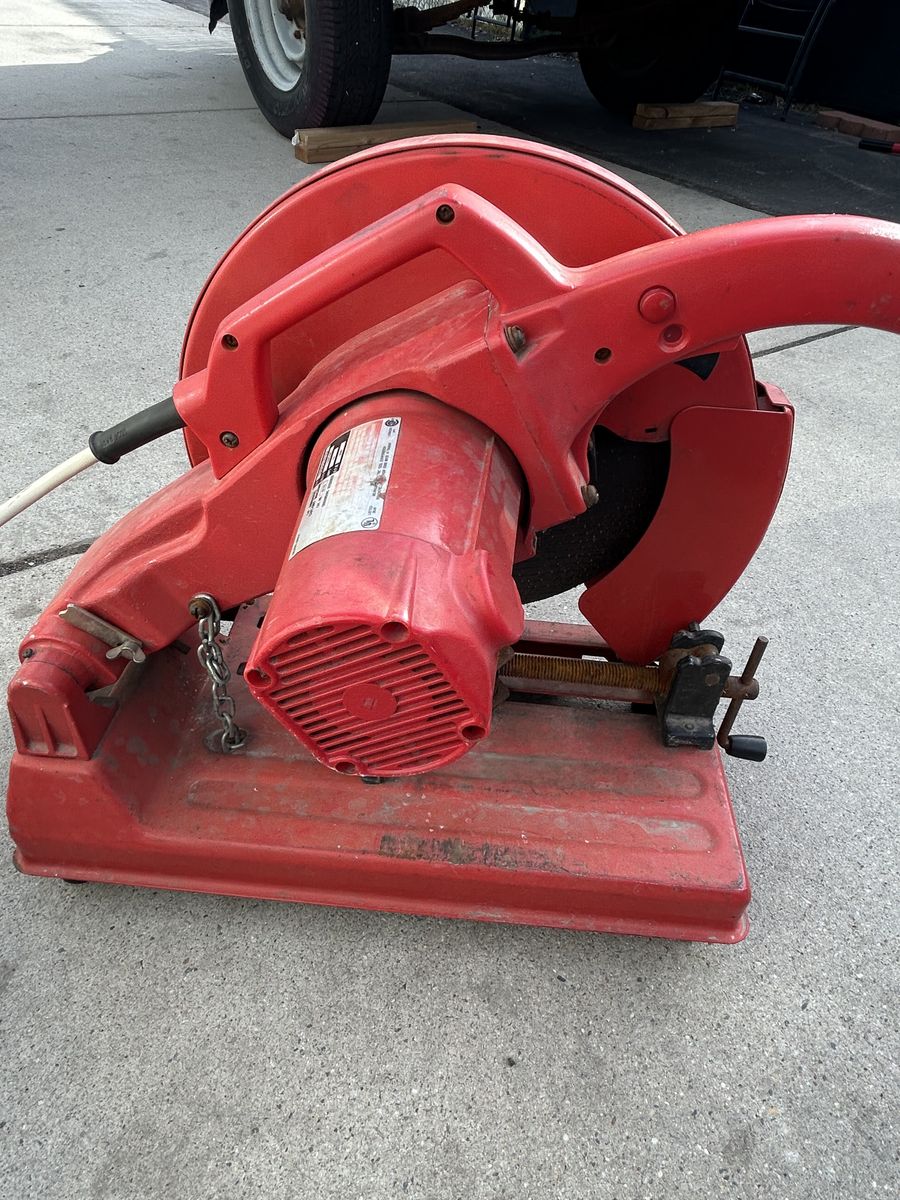 Milwaukee abrasive cut off machine
