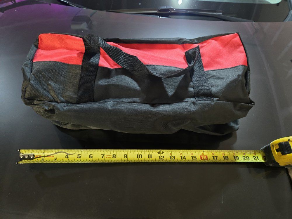 Unbranded Black & Red Zippered Utility Storage Bag/tool bag new