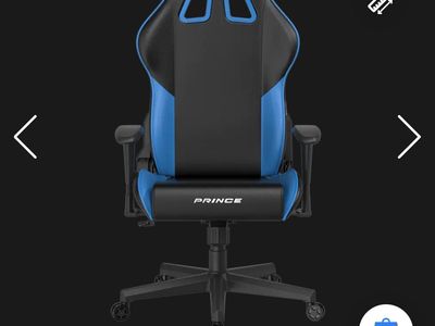New DX Racing Prince Gaming Chair Black/Blue