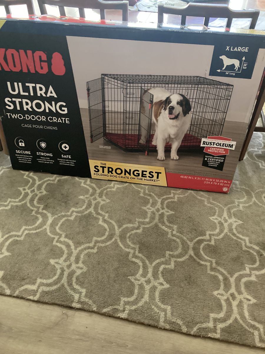 XL Kong dog crate