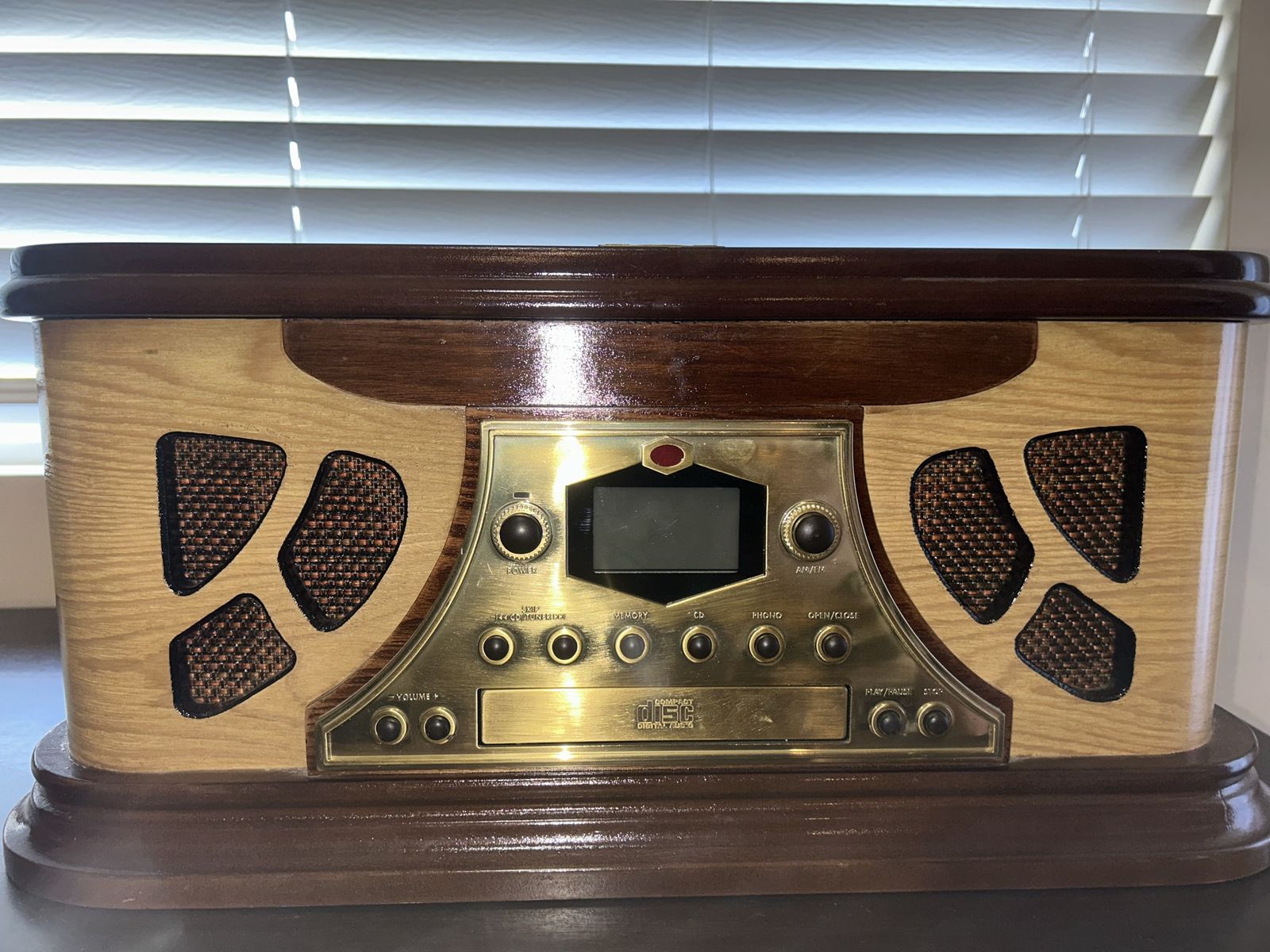Spirit of St. Louis Solid Wood Record Player