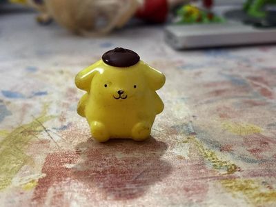 Pompompurin Mini Figure - Yellow Sanrio Collectible Toy