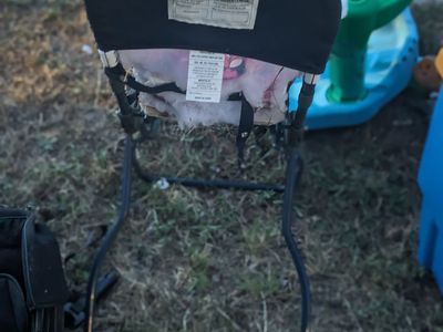 Foldable high chair seat