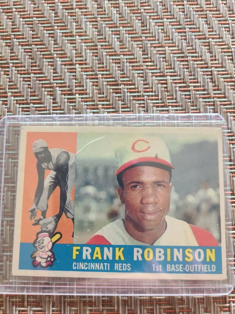1960 Topps Frank Robinson #490 Cincinnati Reds 1st Base-Outfield Baseball Card