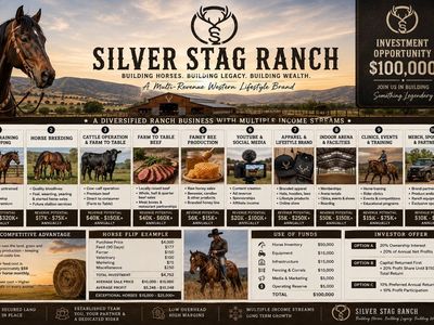 SILVER STAG RANCH $100,000 INVESTMENT OPPORTUNITY