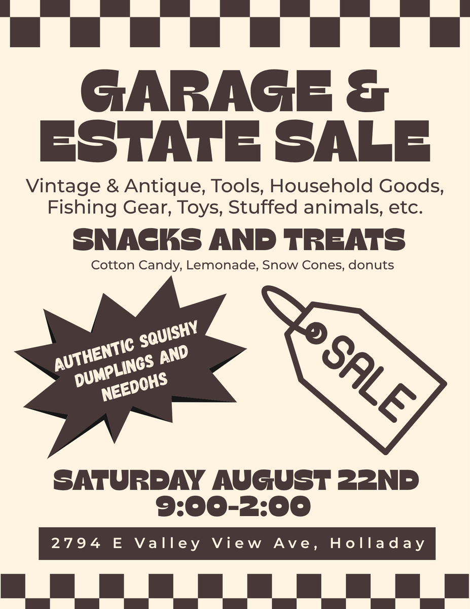 Garage/Estate Sale - Sunday Aug 23rd