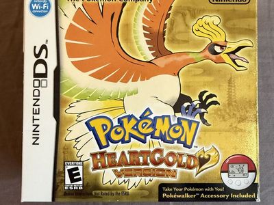 Pokemon HeartGold Version (Nintendo DS) CIB Complete in Box with Pokewalker