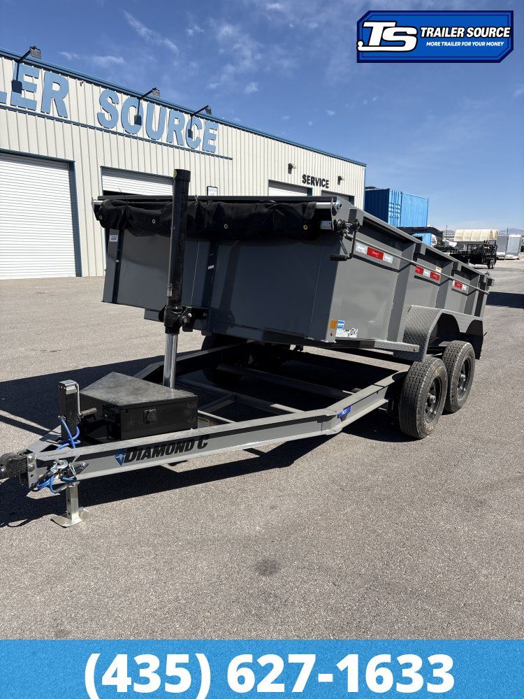 Diamond C MDT 206 6.5x12 ft Dump Trailer 32" Sides 10K GVWR
