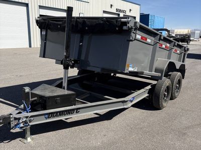 Diamond C MDT 206 6.5x12 ft Dump Trailer 32" Sides 10K GVWR