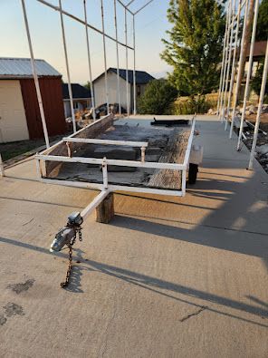Single-Axle Utility Trailer with New Coupler & Lights Included