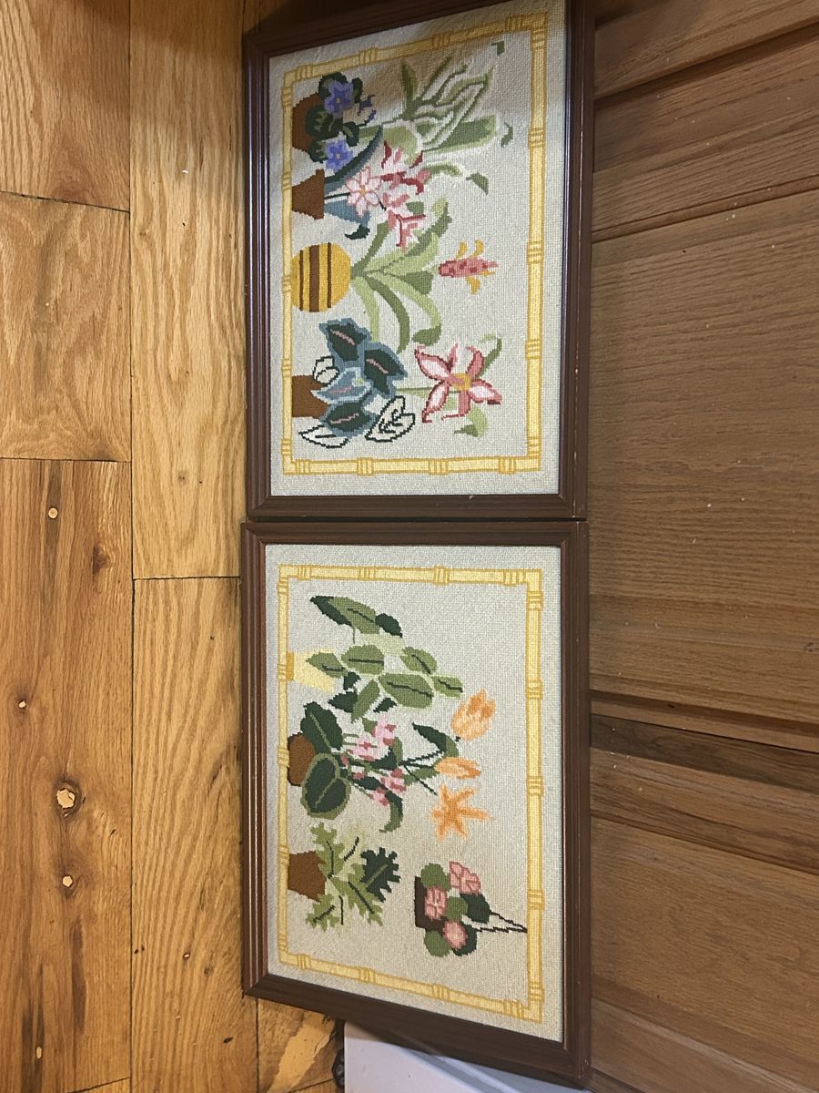 Vintage Needlepoint pictures
