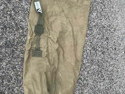 Vintage US Military Style Army Green American camper Canvas Large Duffle Bag