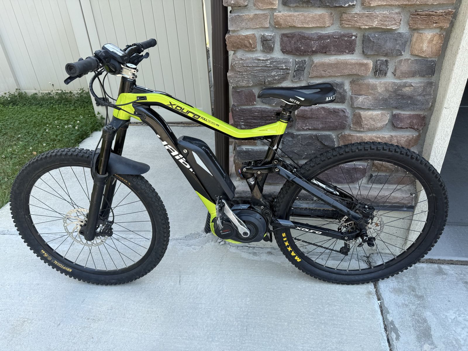 2015 Haibike XDURO FullSeven RX Electric Mountain Bike Bosch powered