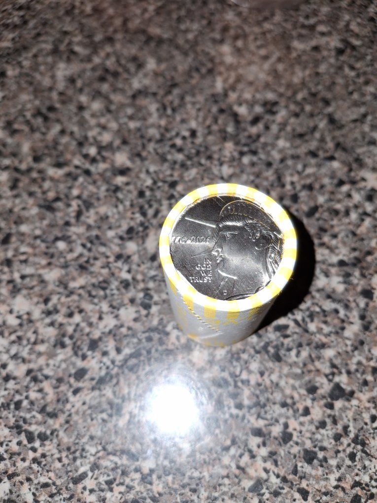 Brand New Unoppened Roll Of 2026 Half Dollars