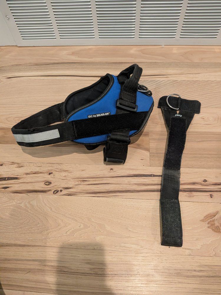 Julius K9 harness with Y belt