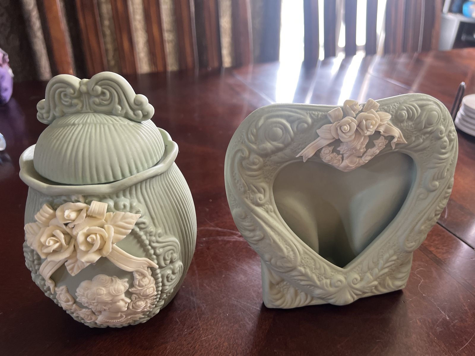 Picture frame and vase