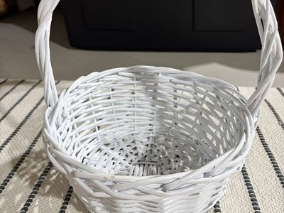 White Wicker Basket