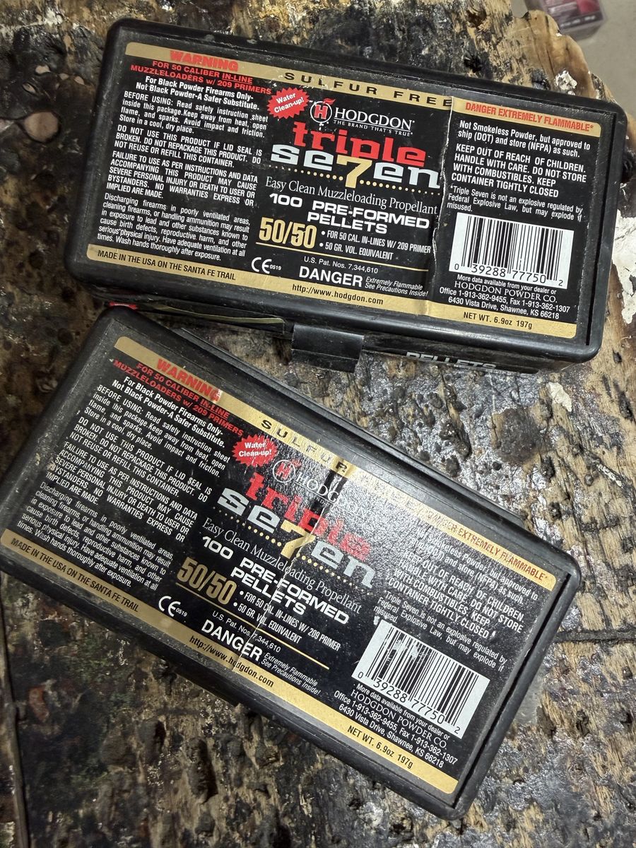 Triple 7 50 Cal…50/50 PreFormed Pellets For Sale