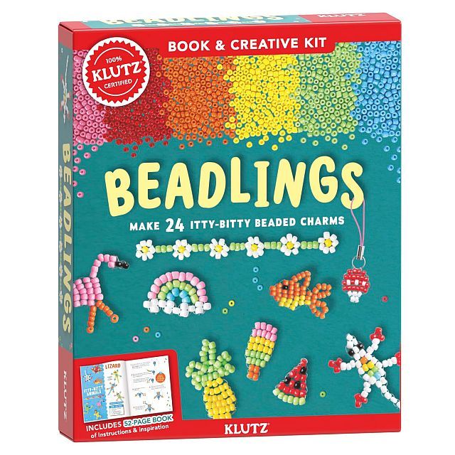 Beadlings ( Bead Kit ): Make 24 Itty-Bitty Beaded Charms (Klutz Craft Kit)