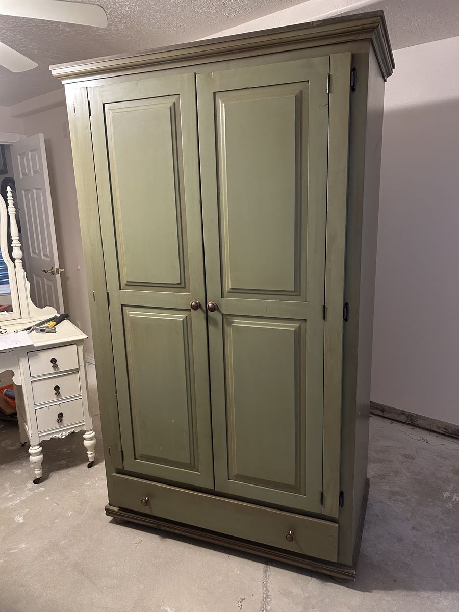 Downeast Earth Green TV Cabinet