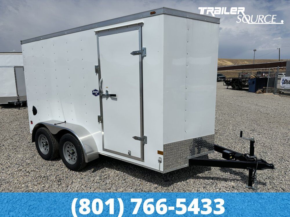 6x12 American Hauler Arrow Enclosed Cargo Trailer - 6'6" Interior - 7K GVWR