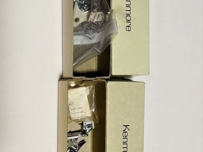 Vintage Kenmore sewing boxes/ attachments