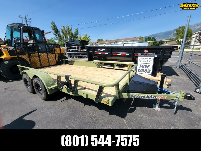 2026 RawMaxx 7X14 UTX 7K Utility Trailer