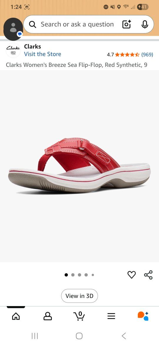 Red Sandals...size 9