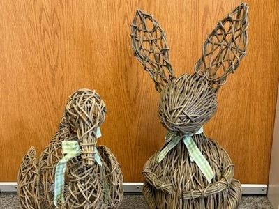 Pottery Barn Easter Decorations - Bunny and Duck