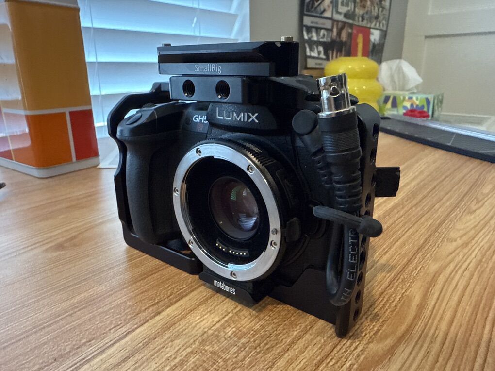 Panasonic Gh5s W Cage and EF Adapter
