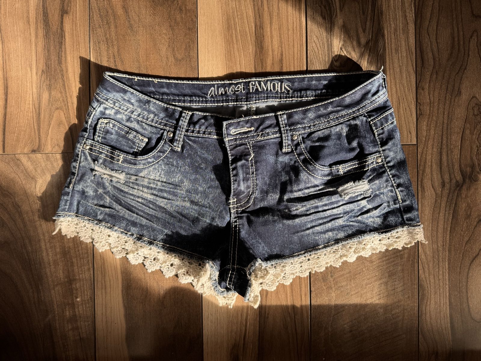 Almost Famous Size 11 Denim Short Shorts
